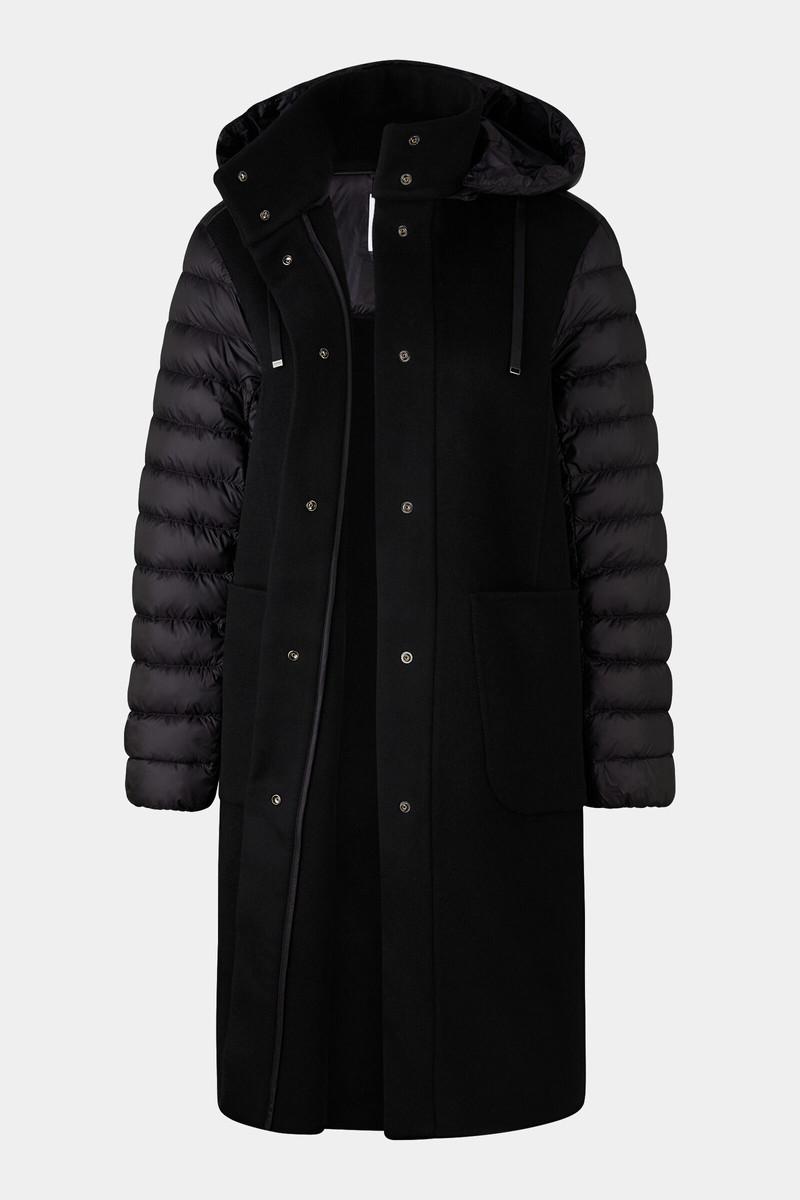 BOGNER Isy wool down coat in Black outlook