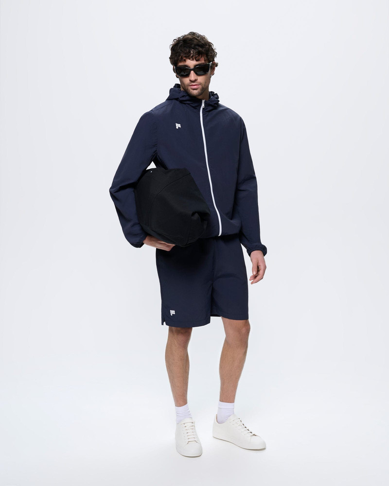 Mens Recycled Nylon Zip Up Jacket - Granite Navy 3