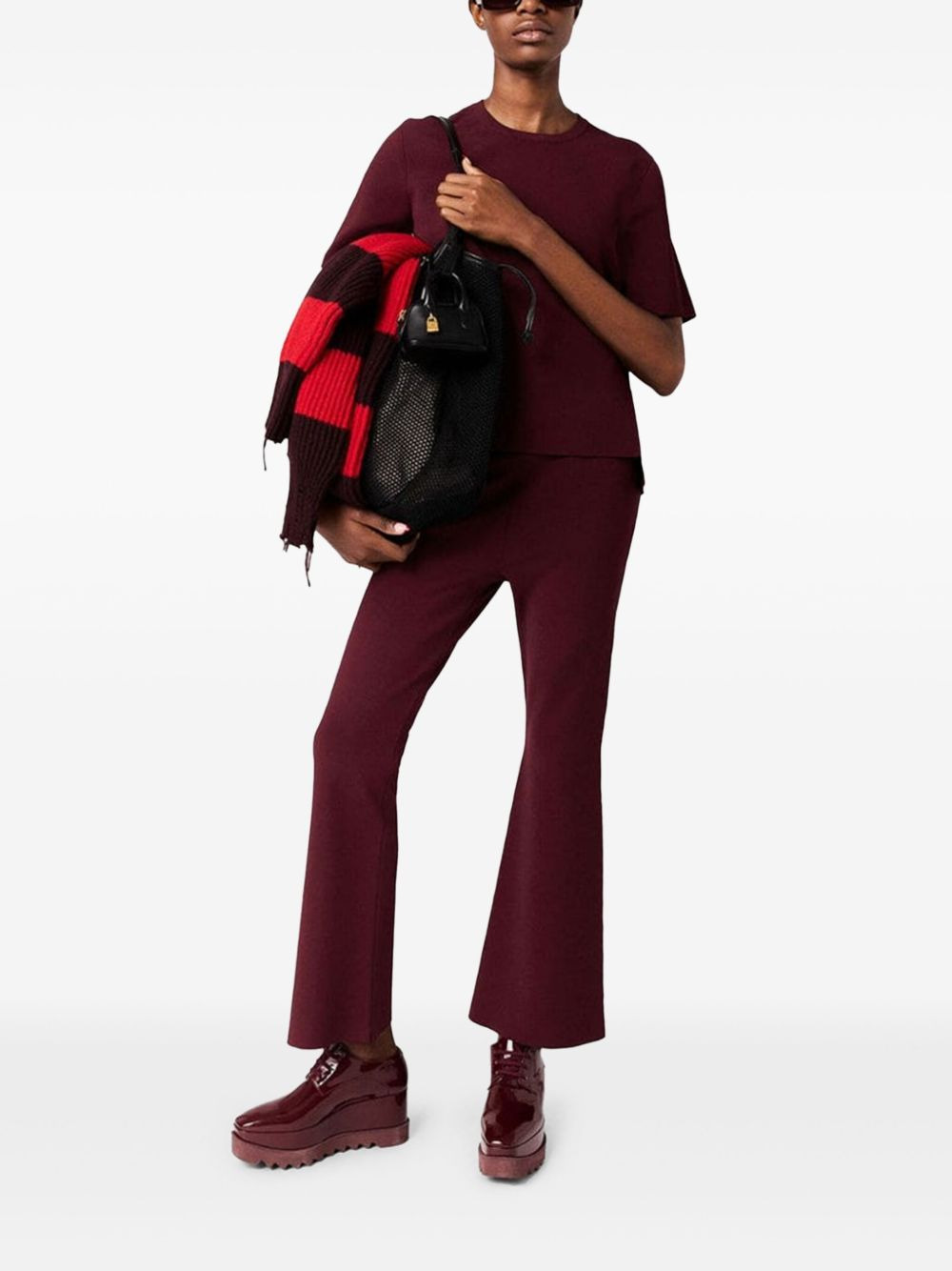fine-knit trousers - 2