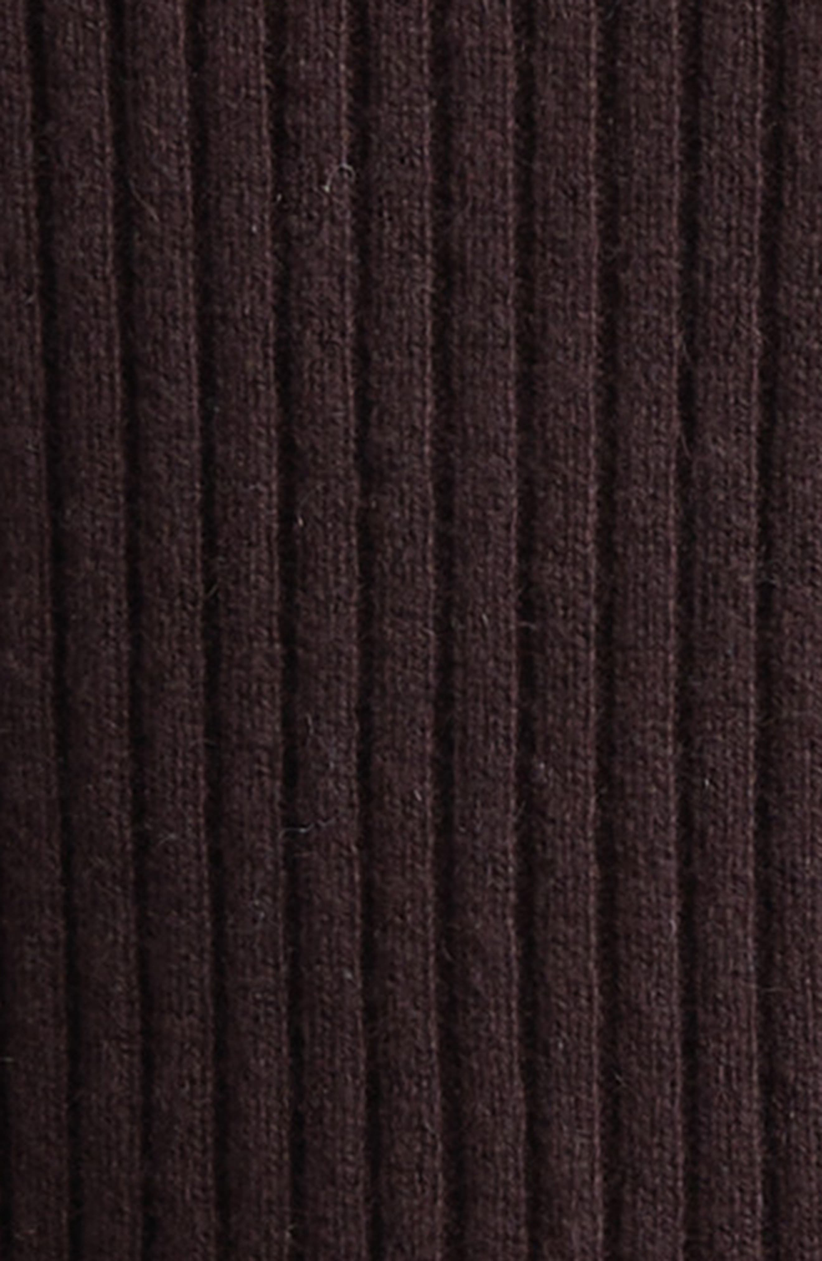 Veronica Beard Thelma Cashmere Rib Cardigan in Dark Currant at Nordstrom - 7