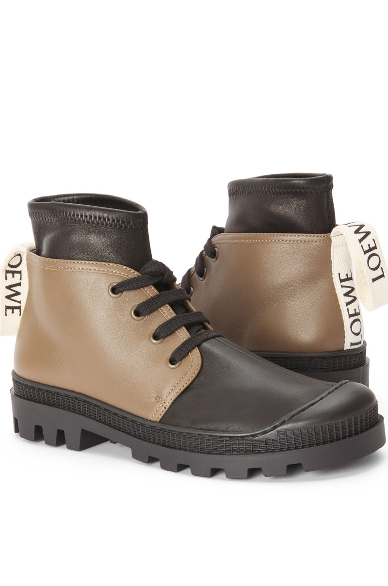 Stretch combat boot in lambskin 4