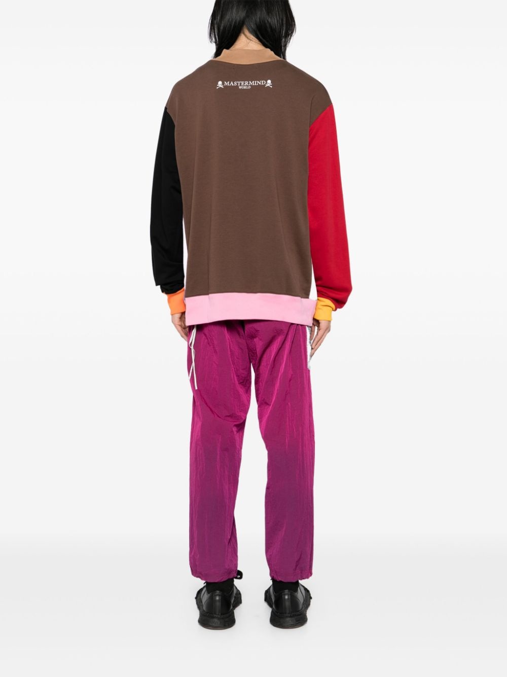 patchwork sweatshirt - 4