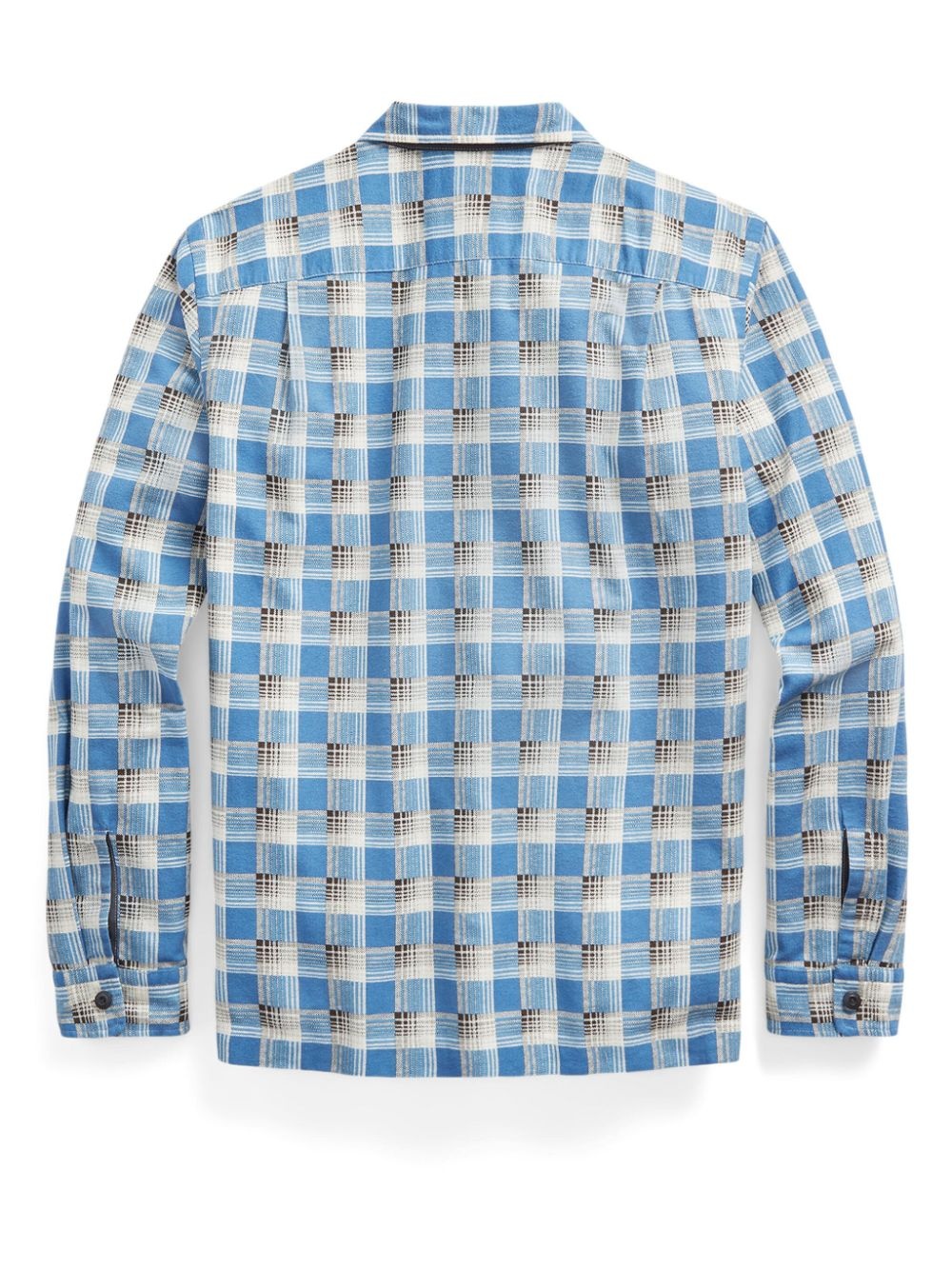 cotton-chamois plaid shirt - 2