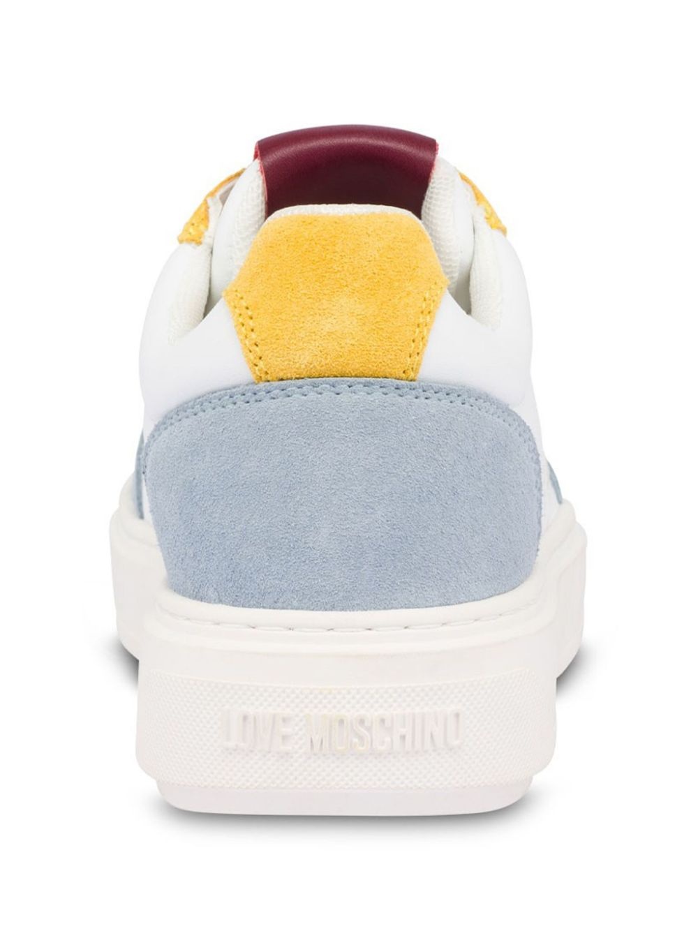logo-patch panelled sneakers - 3