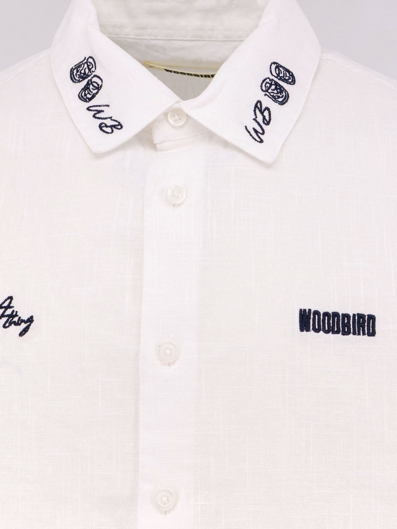 WOODBIRD - WB Wang cotton and linen shirt - 3