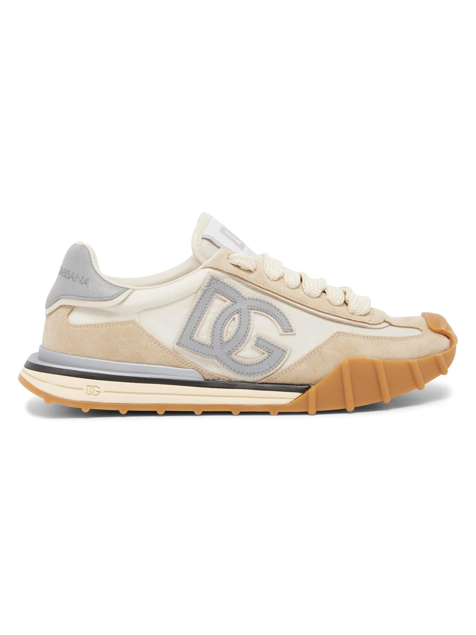 Women's Logo Low-Top Sneakers - Avorio Beige - 1