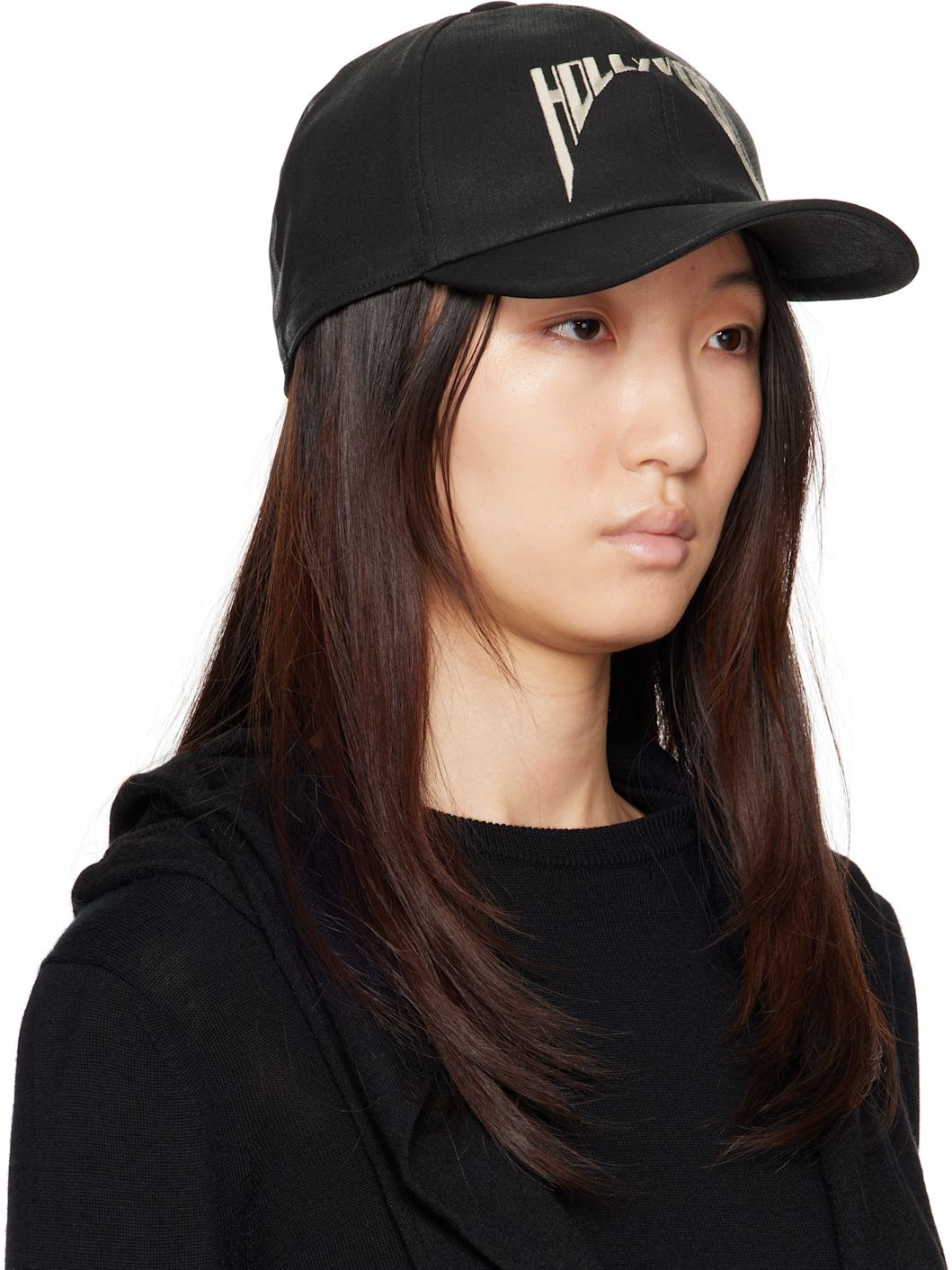 Black 'Hollywood' Baseball Cap - 2