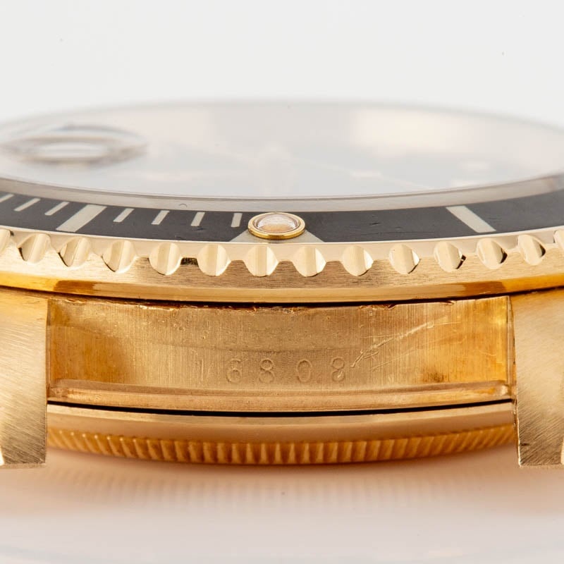 Rolex Submariner Ref 16808 18k Yellow Gold - 5