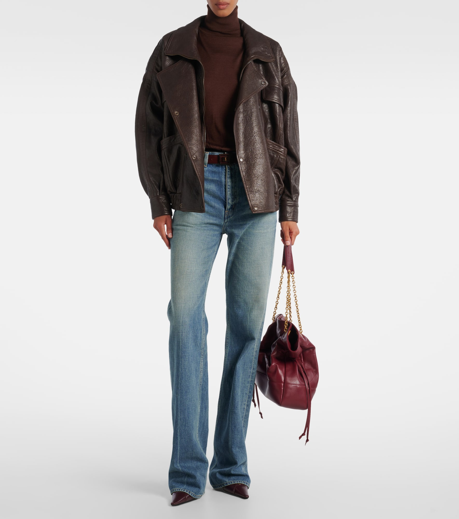Cashmere, wool, and silk sweater - 2