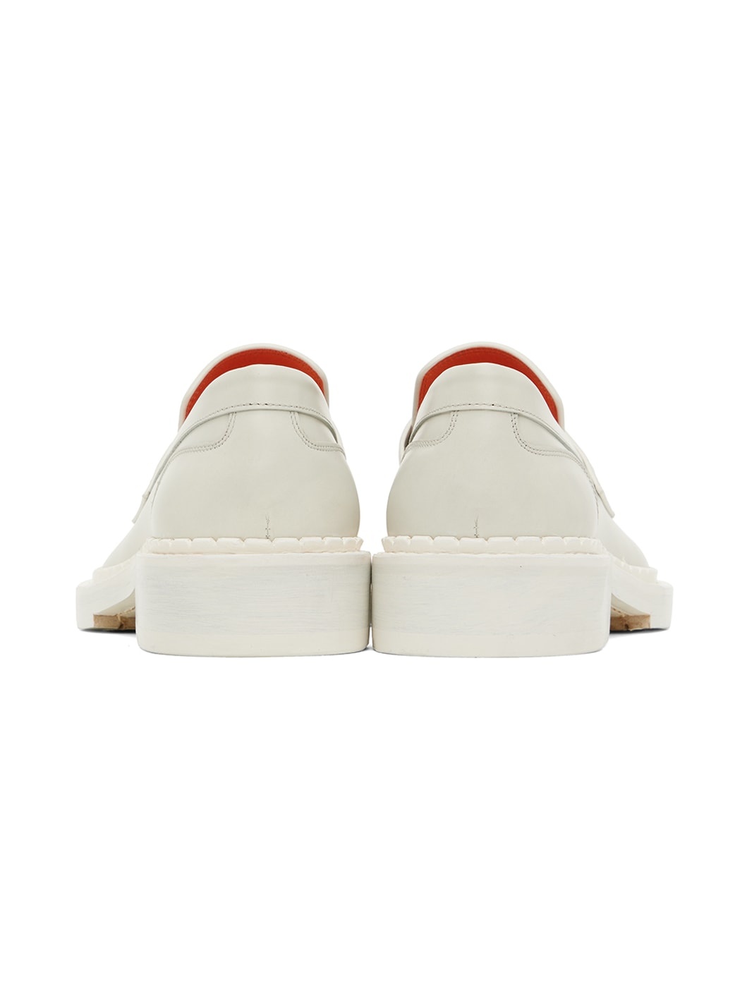 Off-White Leather Loafers - 2