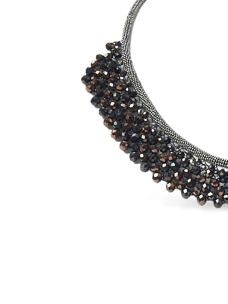 PESERICO crystal-embellished necklace outlook