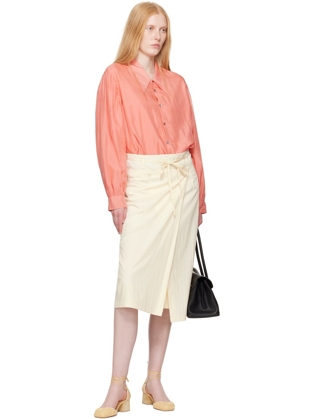 Pink Light Pointed Collar Shirt - 5