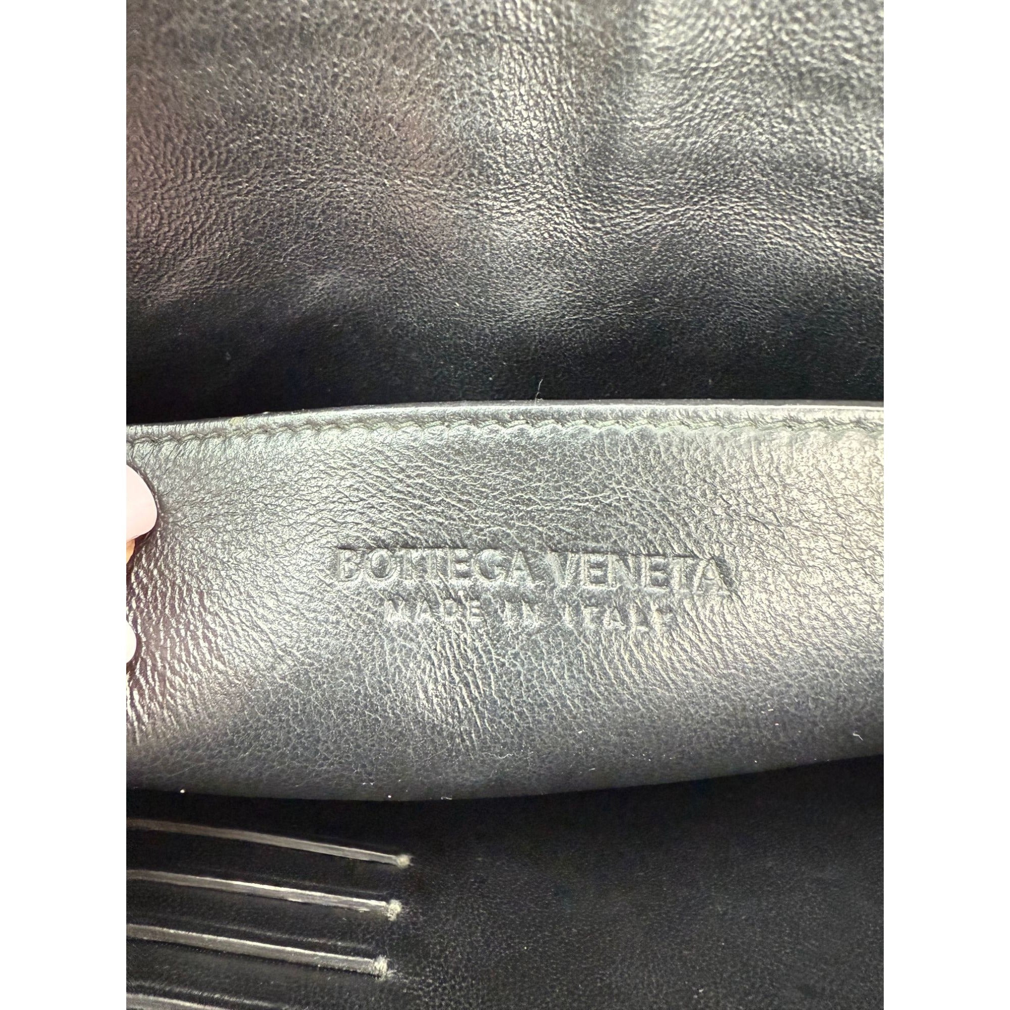 Bottega Veneta Black Leather Maxi Intreciato Document Case Wristlet Clutch Bag - 7