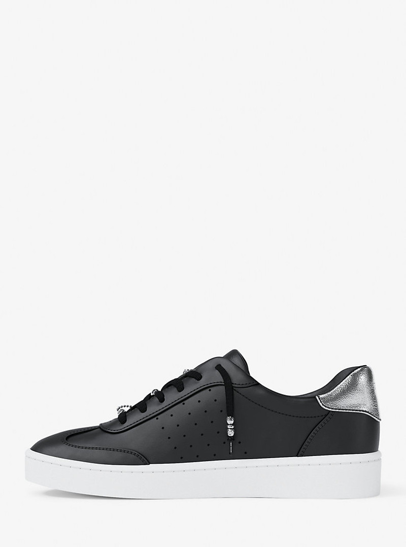 Scotty Embellished Leather Sneaker 4