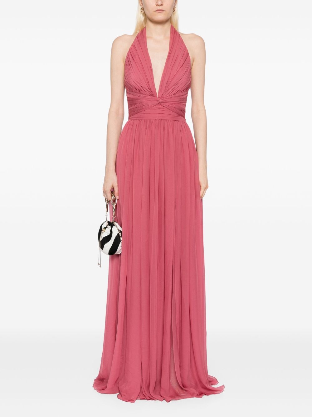 V-neck dress - 2