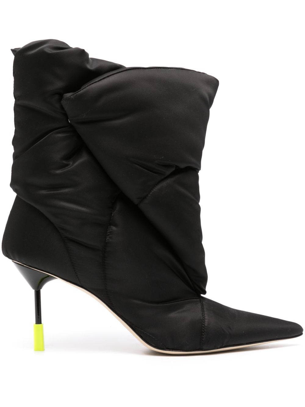90mm pointed-toe slouch-body boots - 1