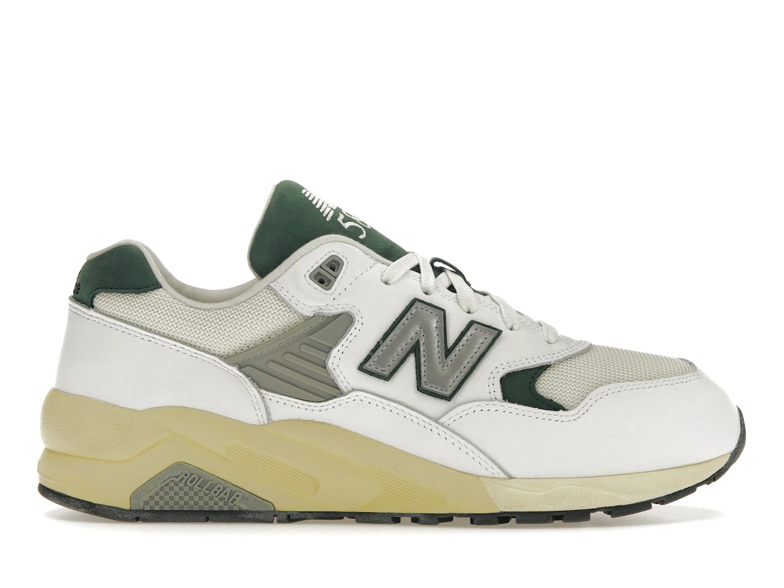 New Balance 580 White Nightwatch Green - 1