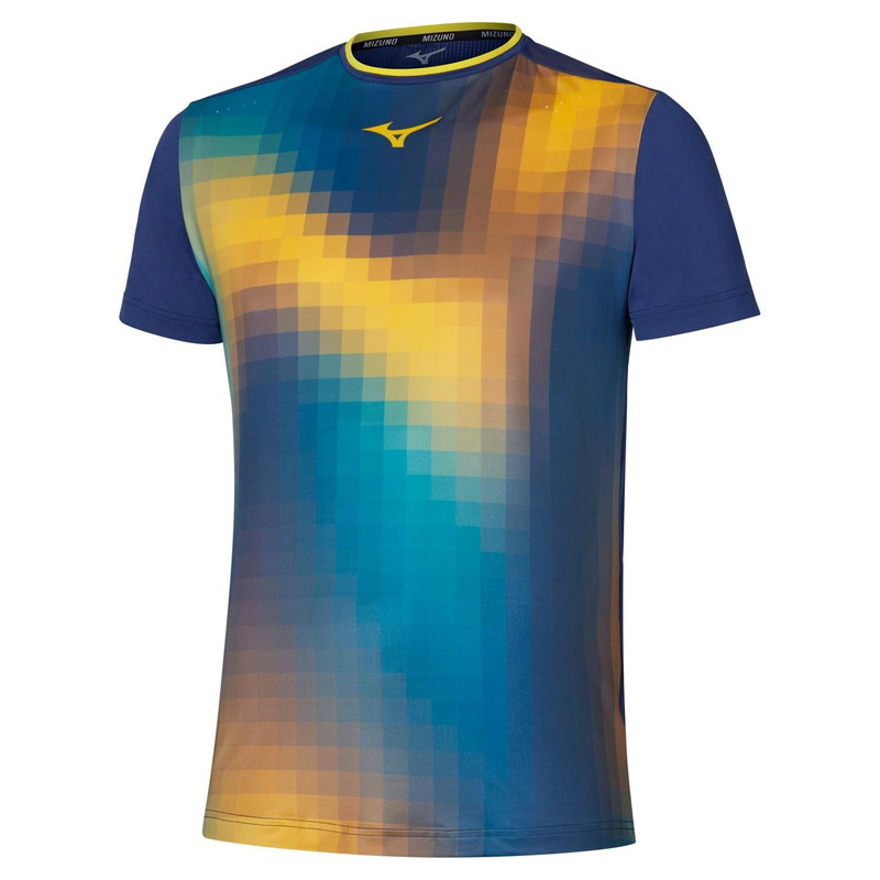 Mizuno Men's Shadow Graphic Tennis Tee 1