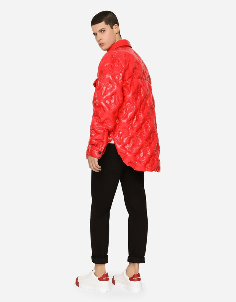 Black slim-fit stretch jeans 2