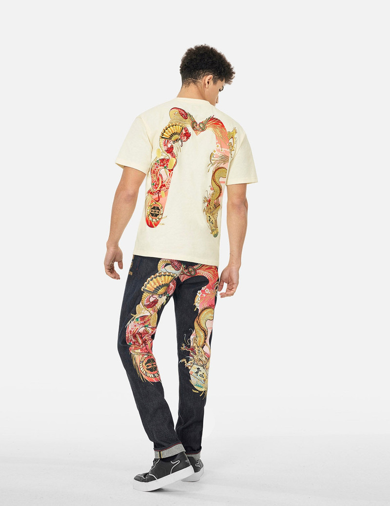Soaring Snake Daicock Print Relax Fit T-shirt 3