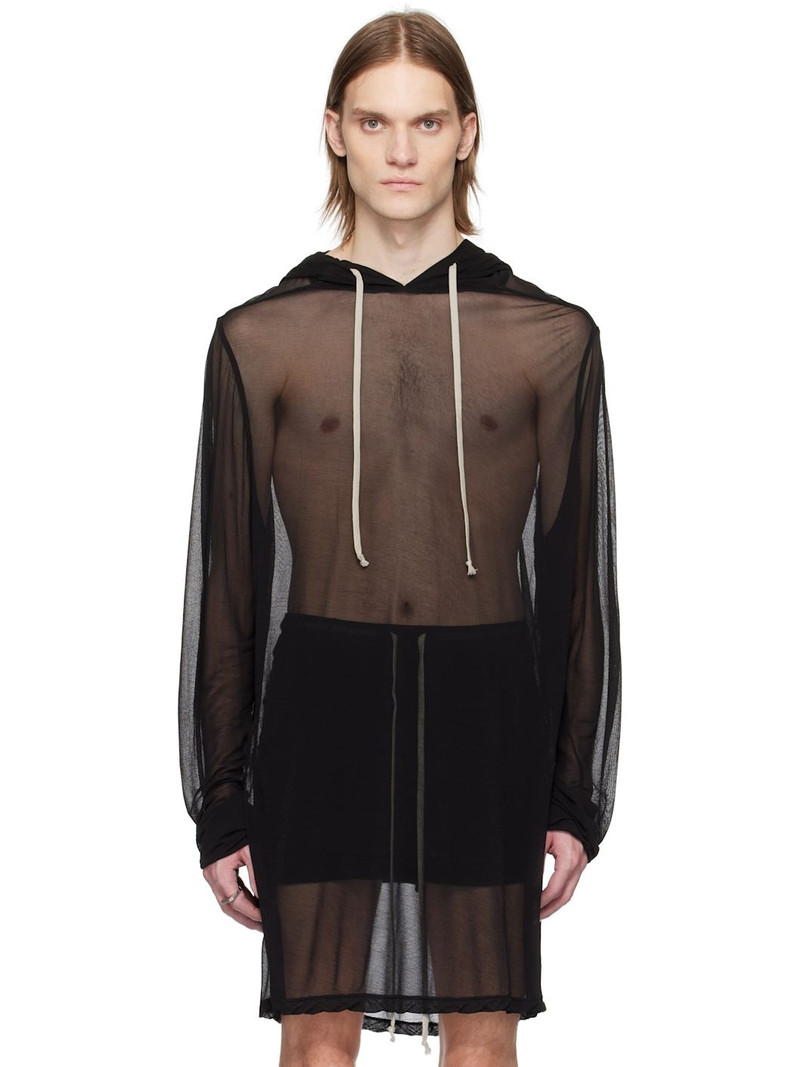 Rick Owens Crepe Hoodie 1