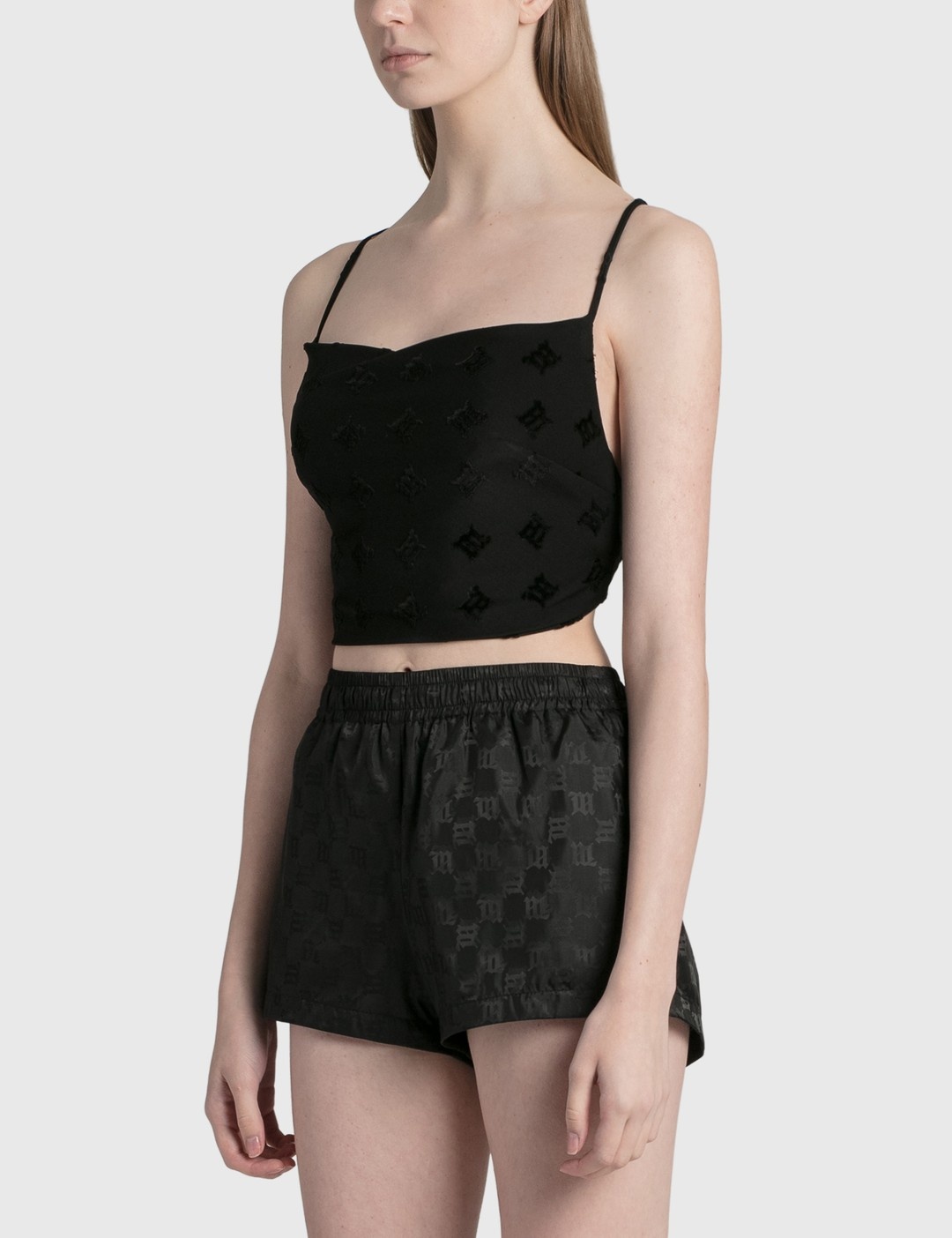 velour monogram top - 3