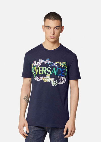 VERSACE Logo Embroidered T-Shirt outlook