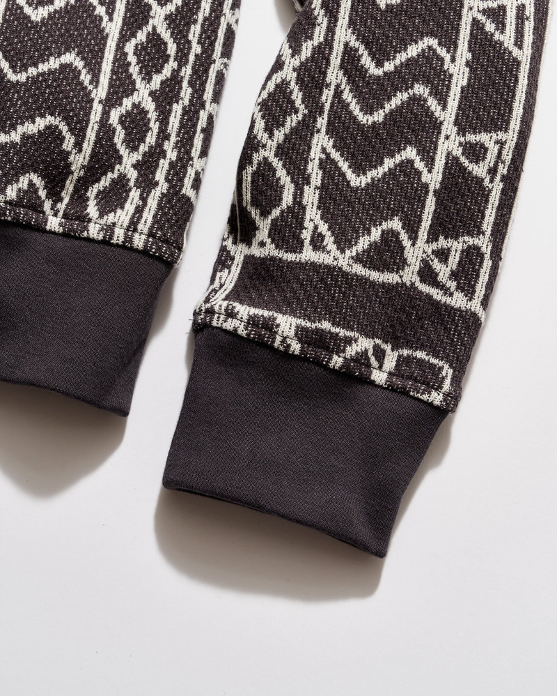 Numajiri Geo Stitch Jacquard Sweatshirt 3
