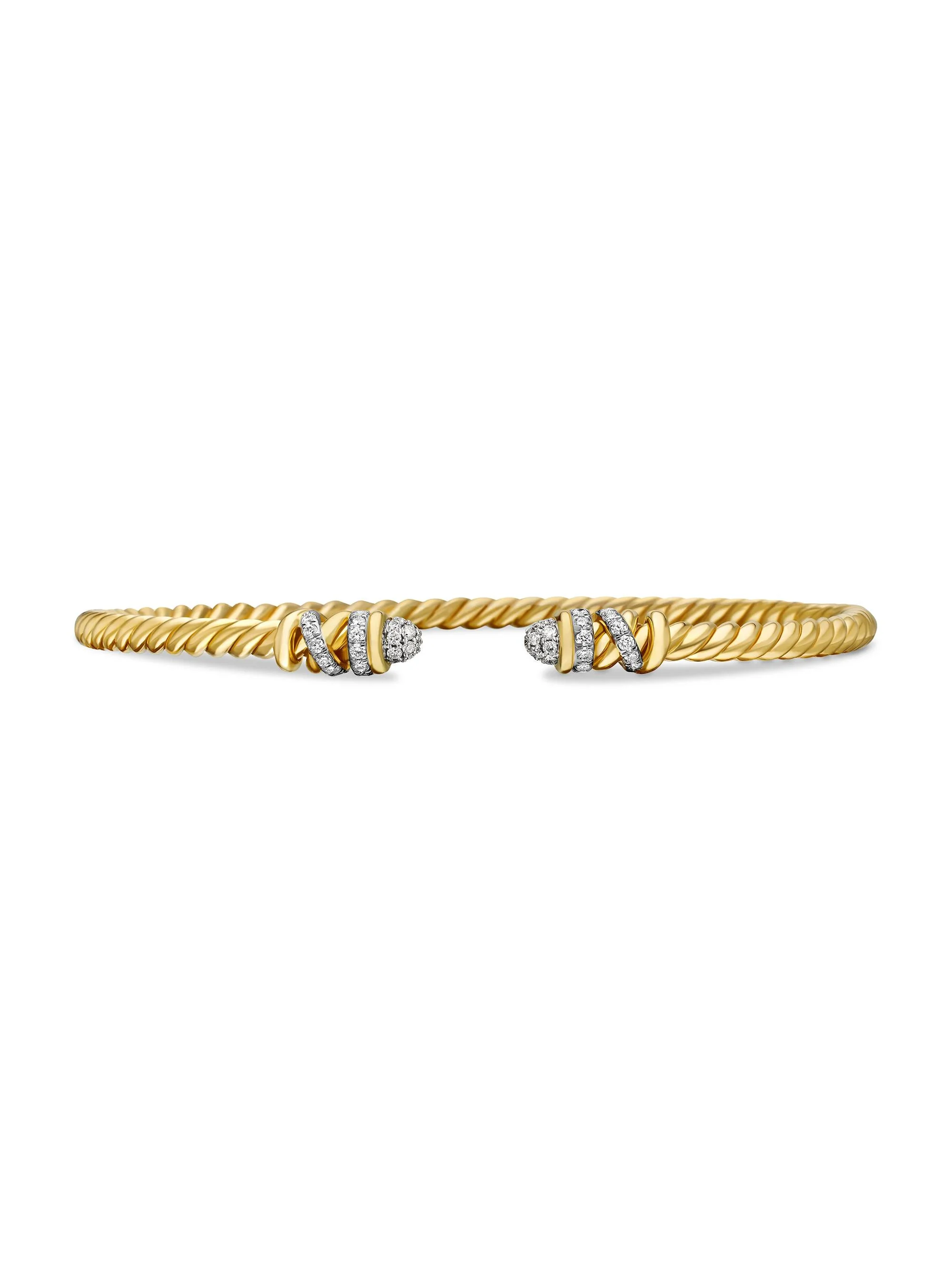 Women's Helena End Station Bracelet in 18K Yellow Gold with Diamonds - Gold - 1