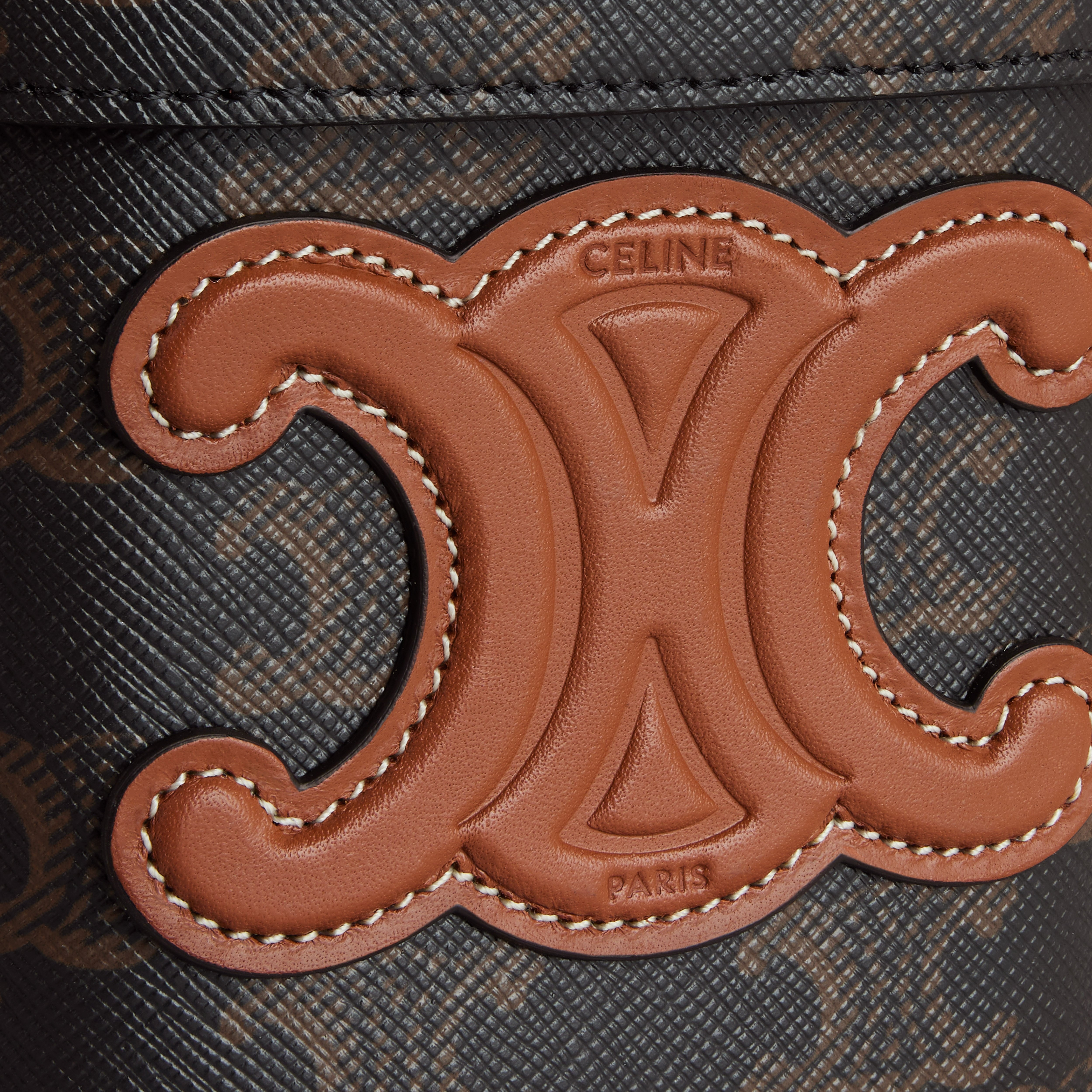 SMALL BOX cuir triomphe in TRIOMPHE CANVAS and CALFSKIN - 5
