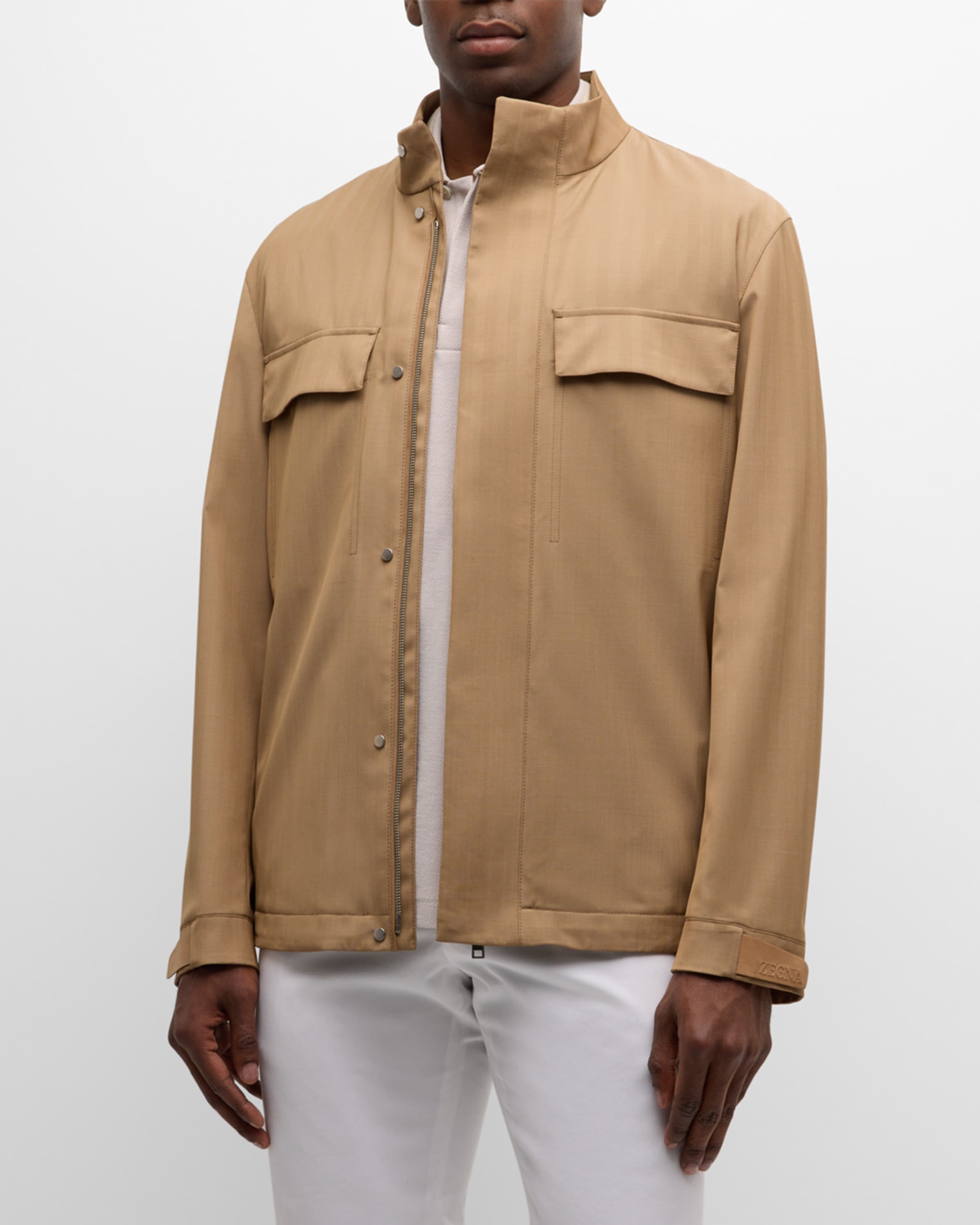 Men's Wool Full-Zip Field Jacket - 2