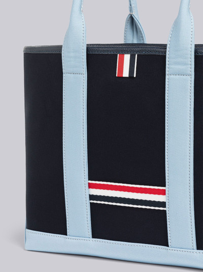 Thom Browne Canvas Interlock Small Tool Tote outlook