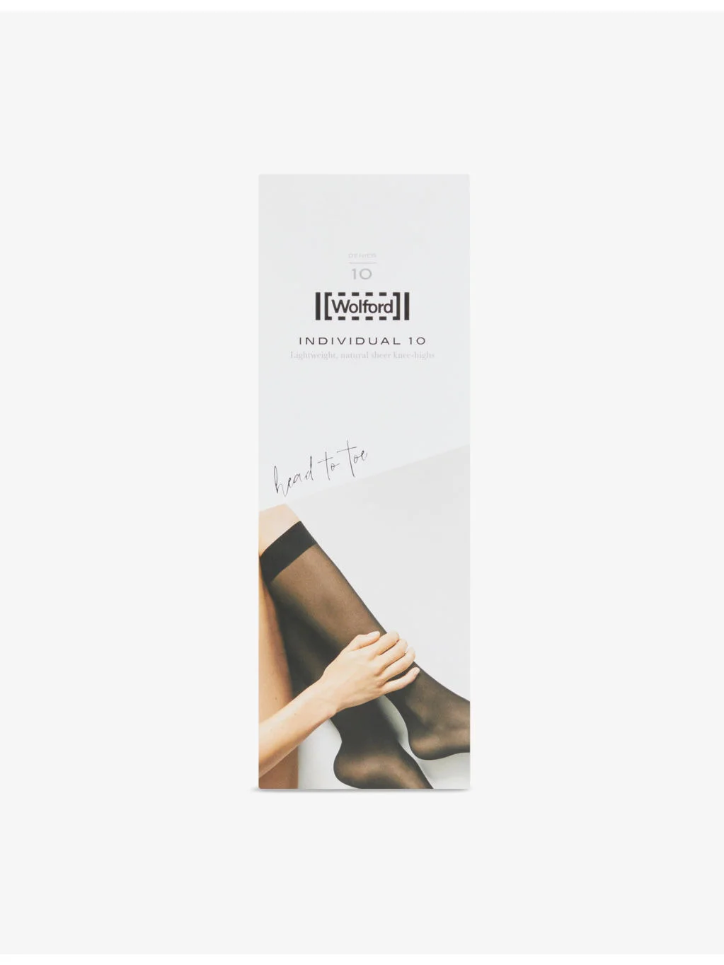 Individual 10 stretch-woven knee-highs - 1