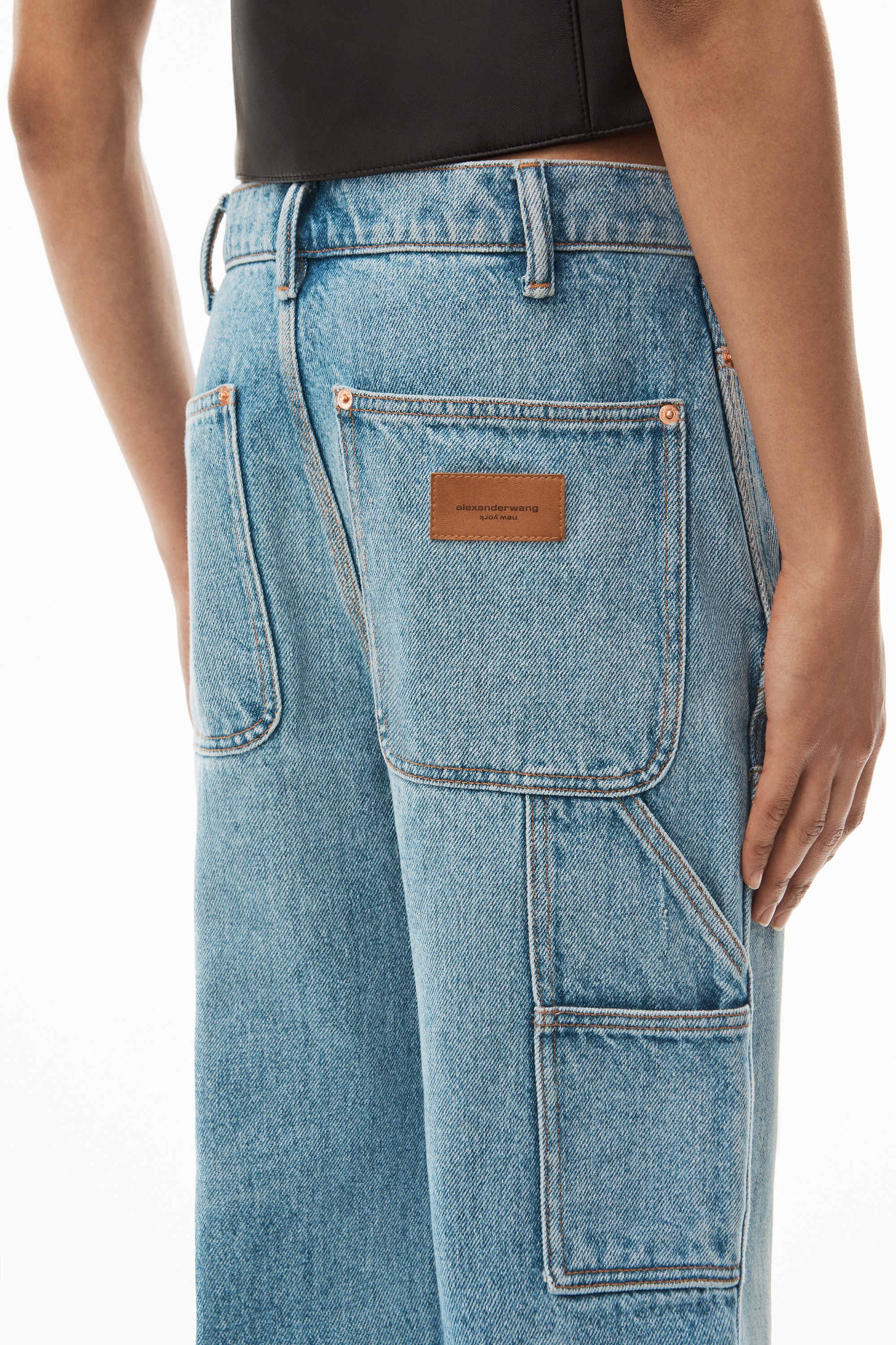 EZ SLOUCH CARPENTER JEAN IN DENIM - 5