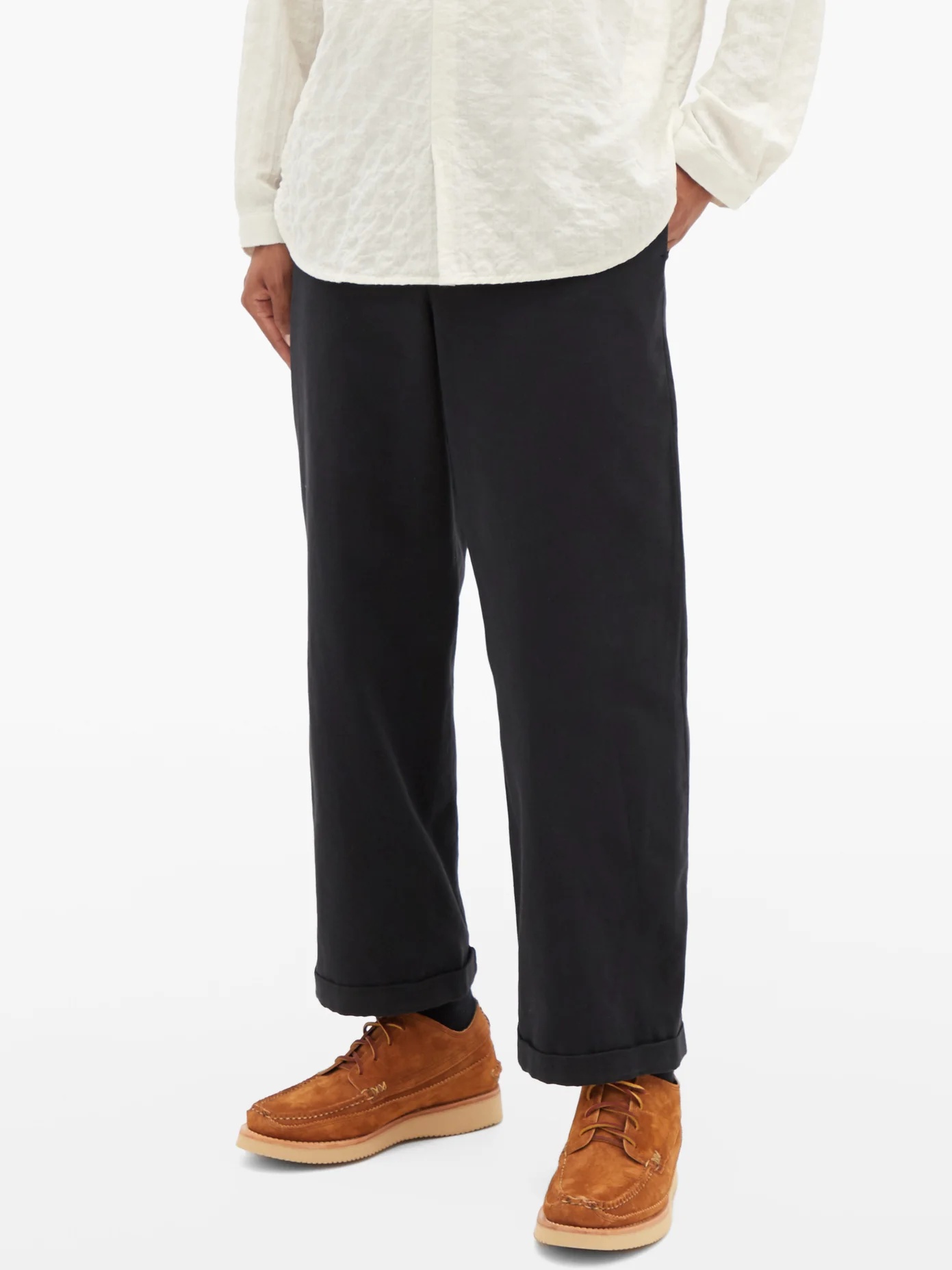 The Bricklayer cotton wide-leg trousers - 6