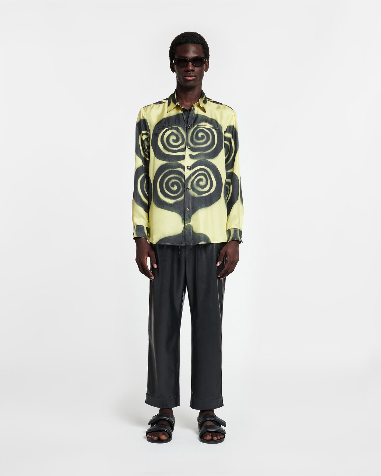 Printed Silk-Twill Shirt - 3