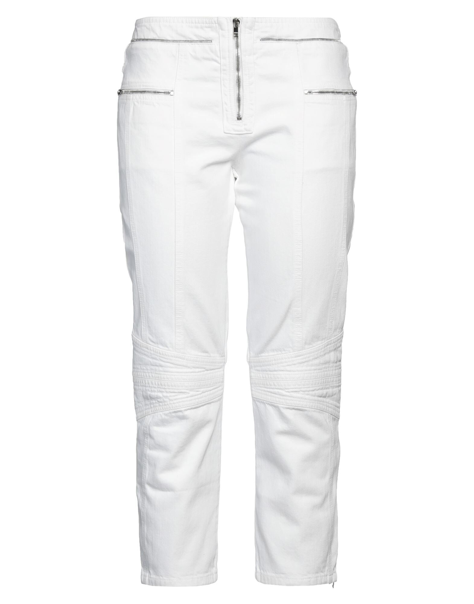 White Women's Denim Pants - 1