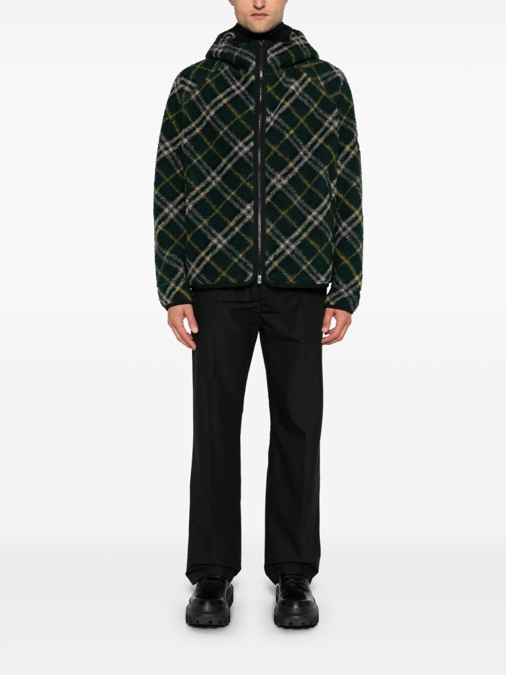 checked jacket - 2