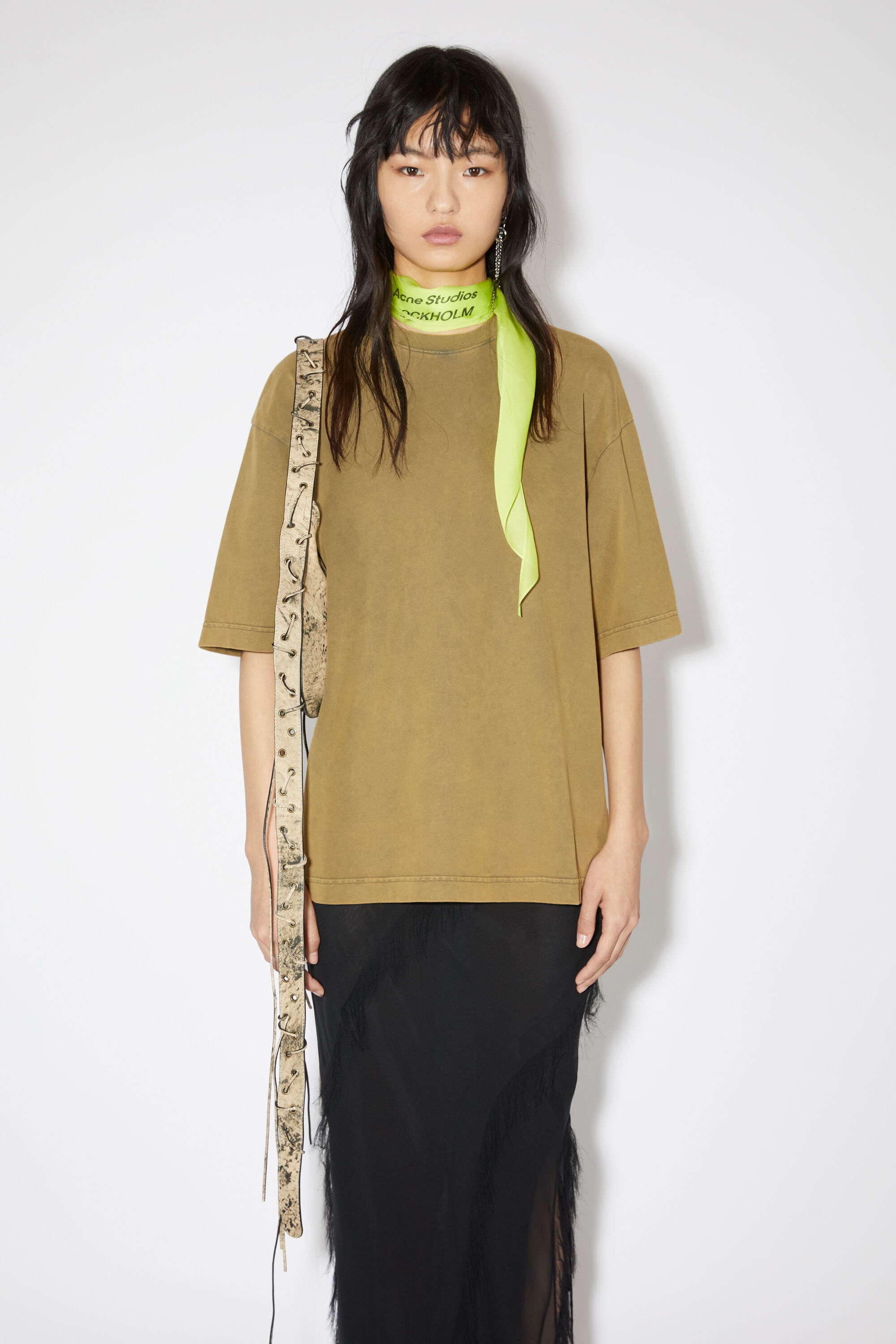Crew neck t-shirt - Sage green - 2