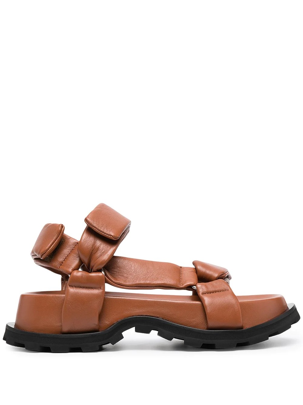 chunky flat sandals - 1