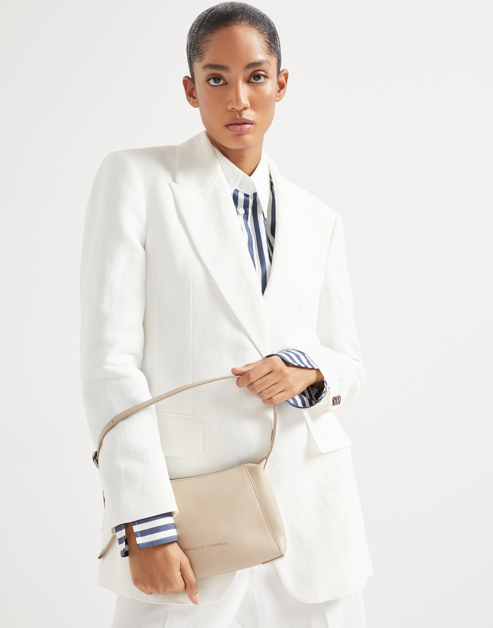 BC Duo shoulder bag in nappa leather with monili - 4