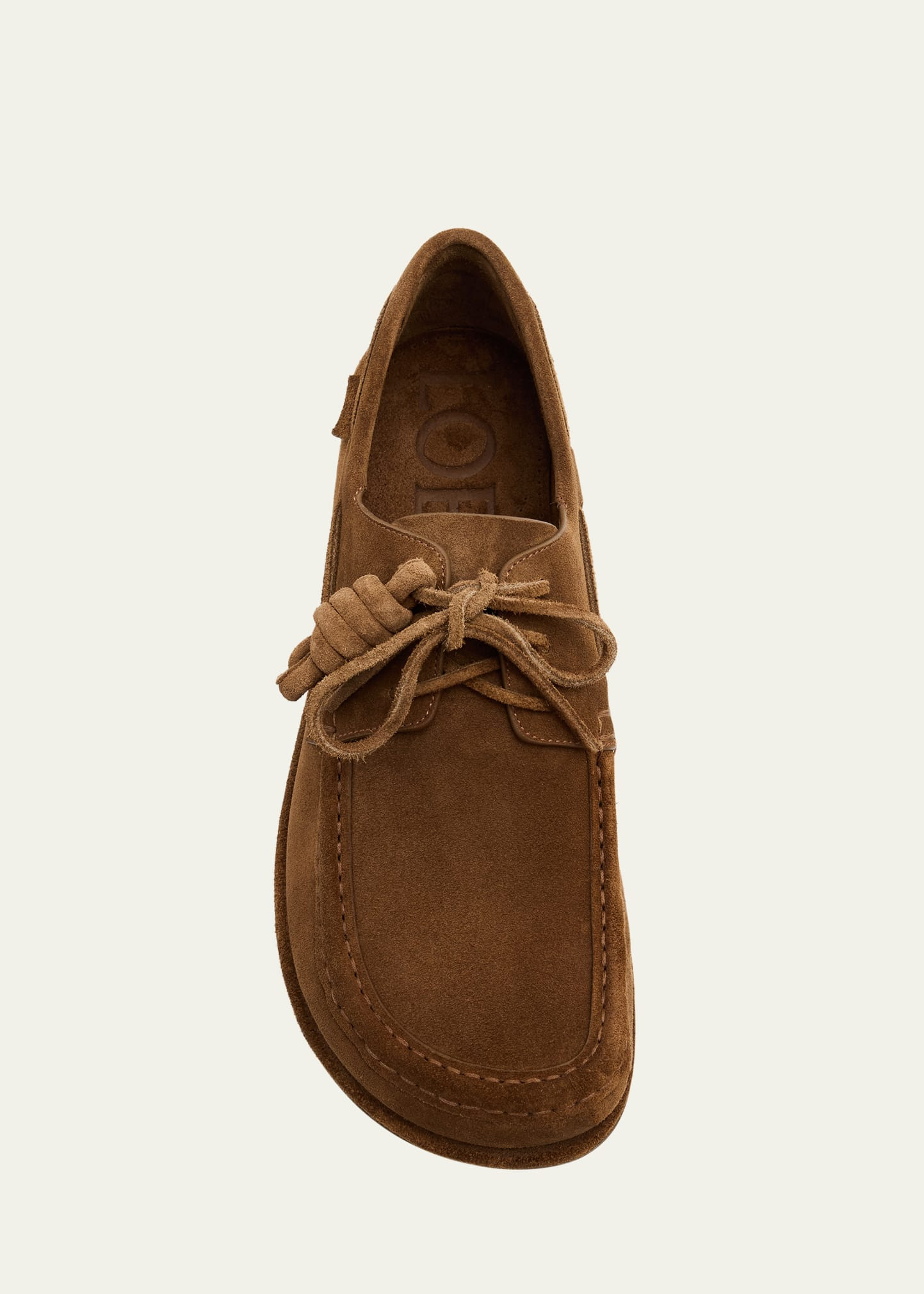 Men's Campo Suede Flamenco-Knot Boat Shoes - 5