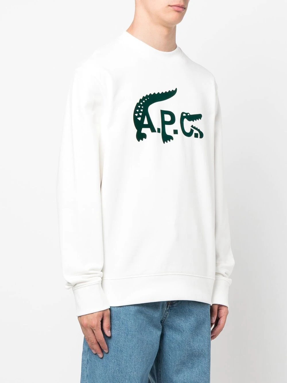 logo-print long-sleeved sweatshirt - 4