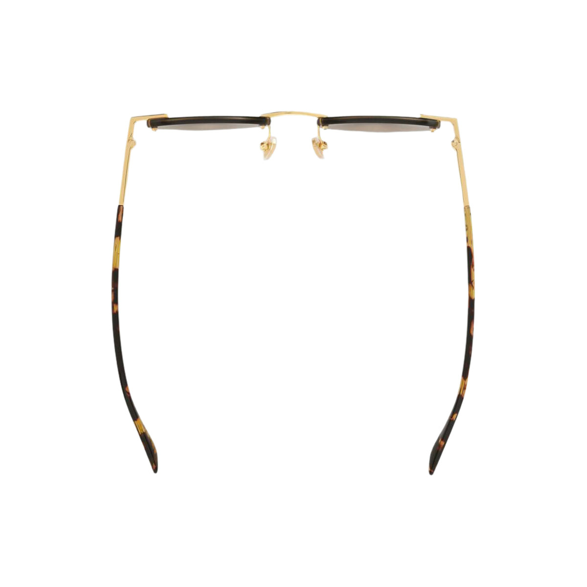 GLAZE RIMLESS SUNGLASSES (GOLD/BROWN) - 3