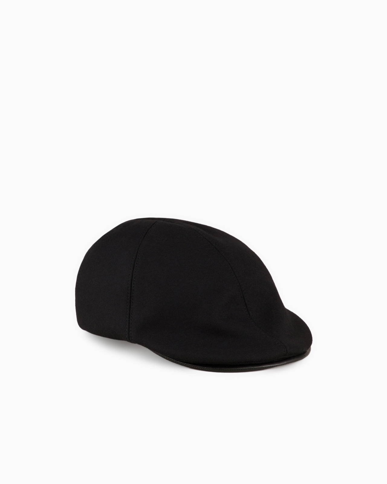 WOOL-BLEND FLAT CAP - 1
