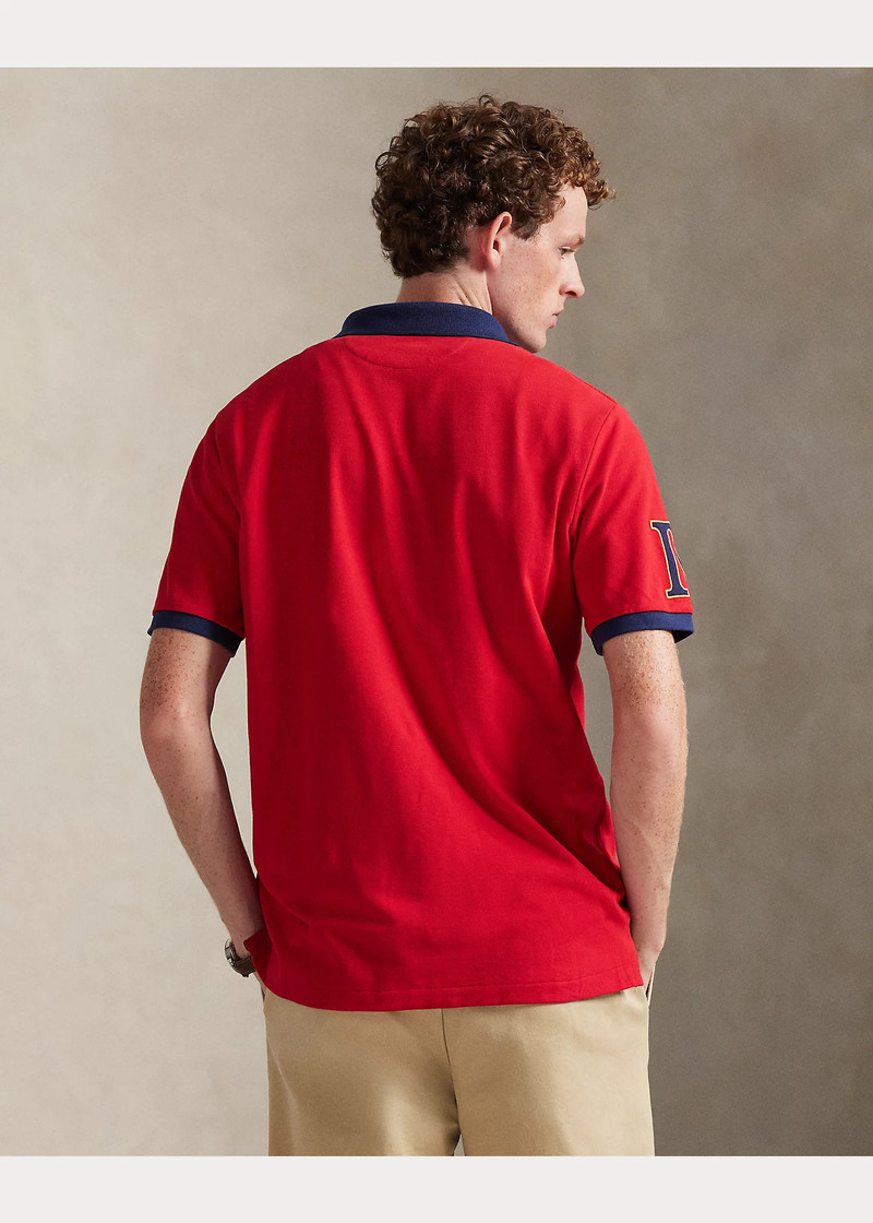 Classic Fit Crest Mesh Polo Shirt 4