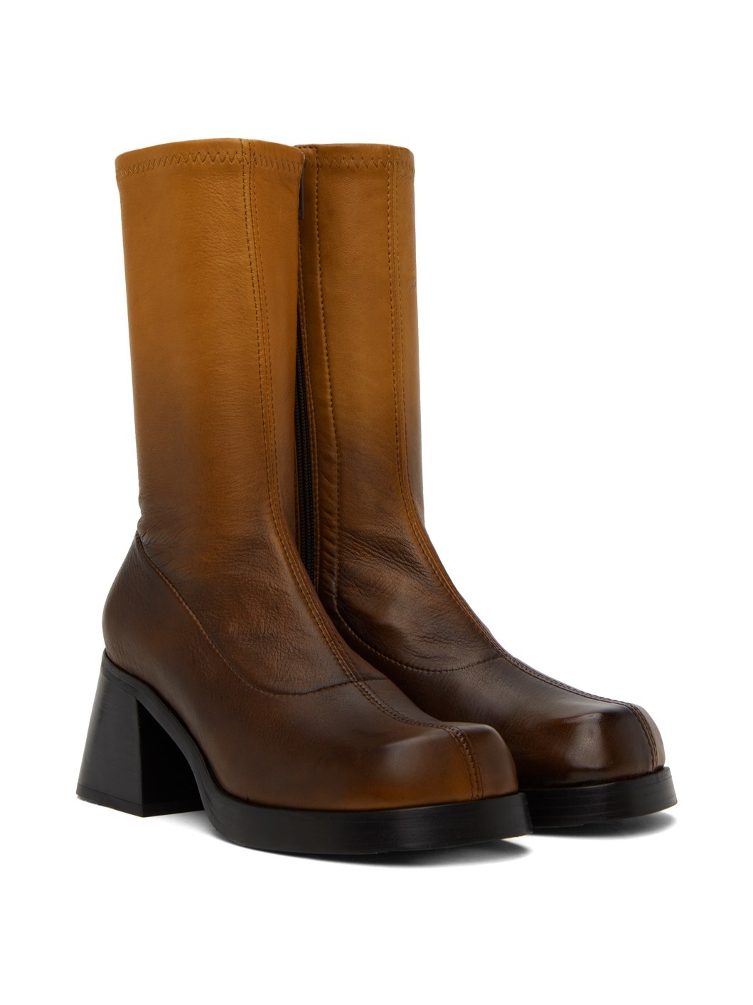 Brown Elke Boots - 4