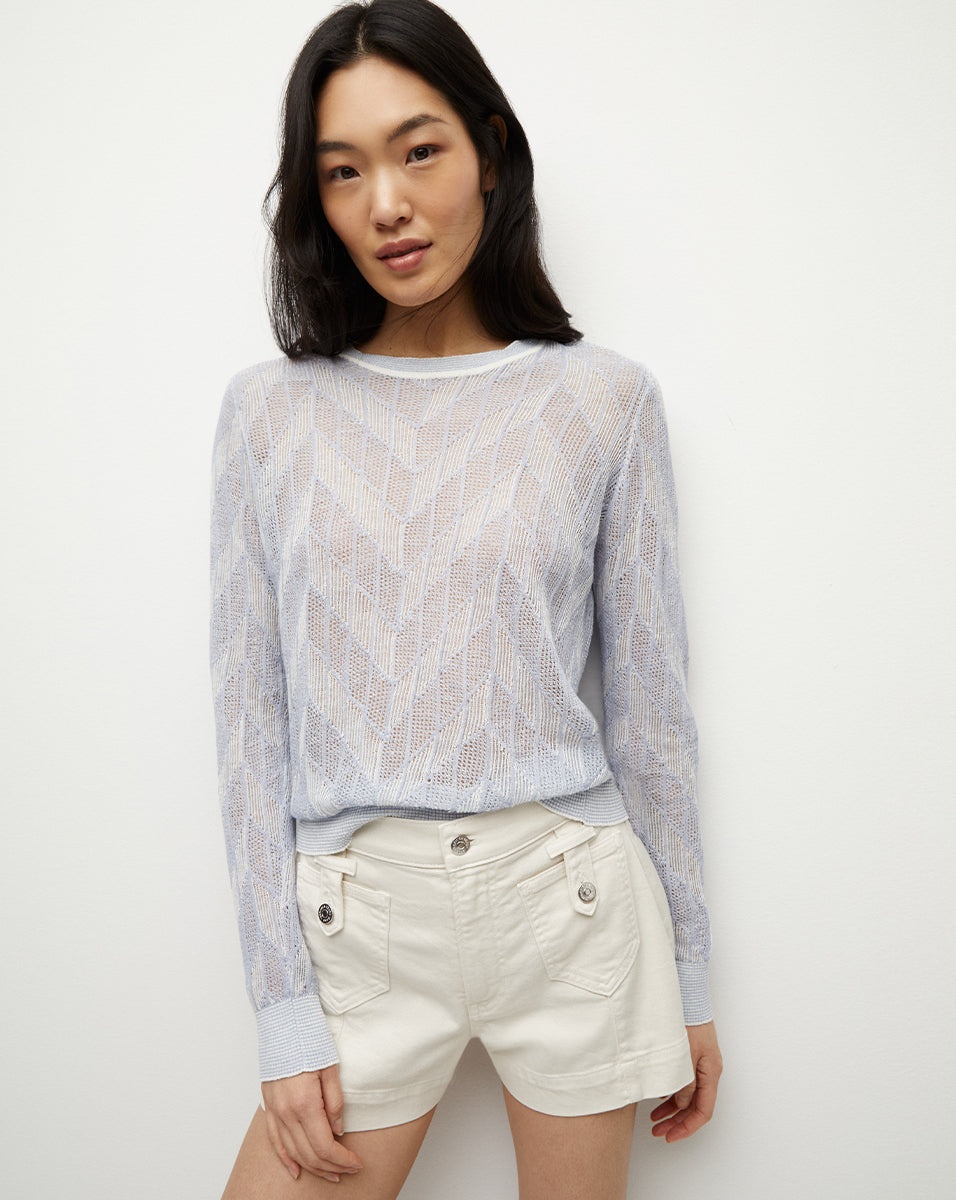 MAGELLEN LINEN-BLEND SWEATER - 2