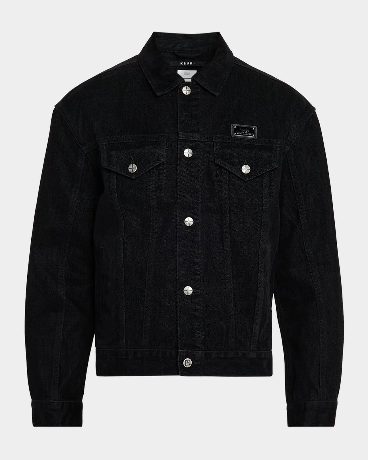 Men's Oh G Jacket in Flocked Black - 1