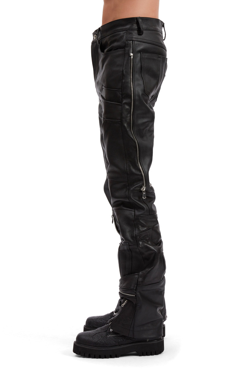 FRAGMENTED LEATHER TROUSER 5